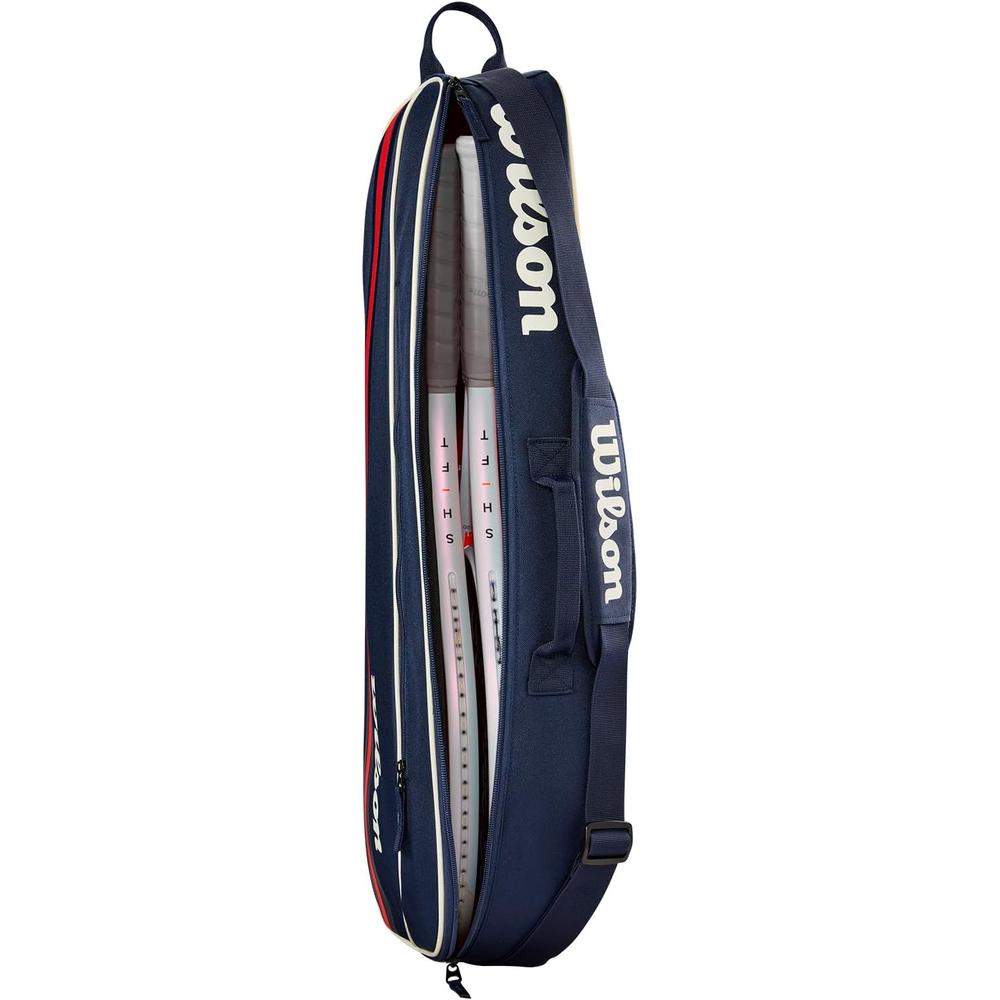 BOLSO WILSON TEAM 2025 AZUL MARINO CAPACIDAD 3 RAQUETAS - 3