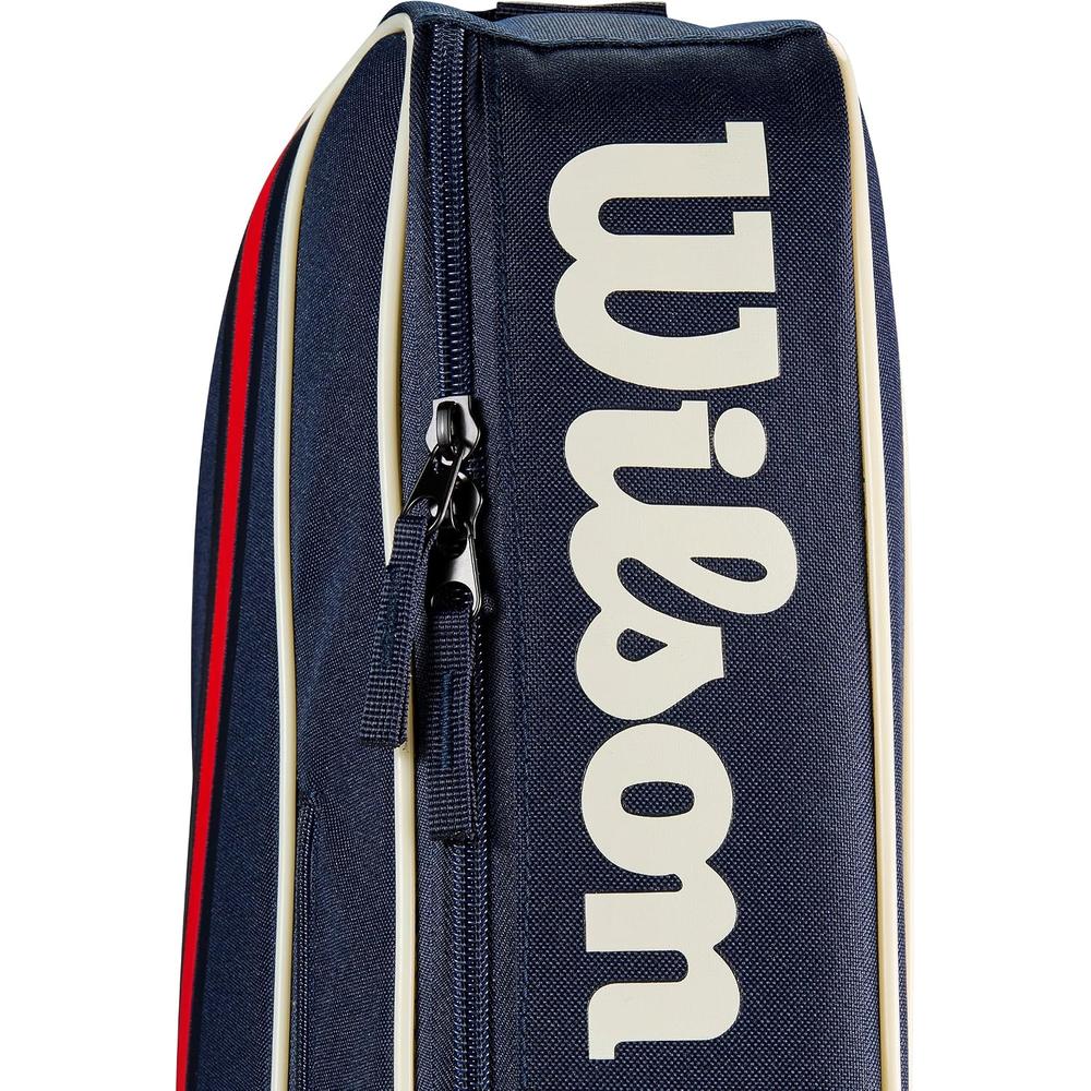 BOLSO WILSON TEAM 2025 AZUL MARINO CAPACIDAD 3 RAQUETAS - 6