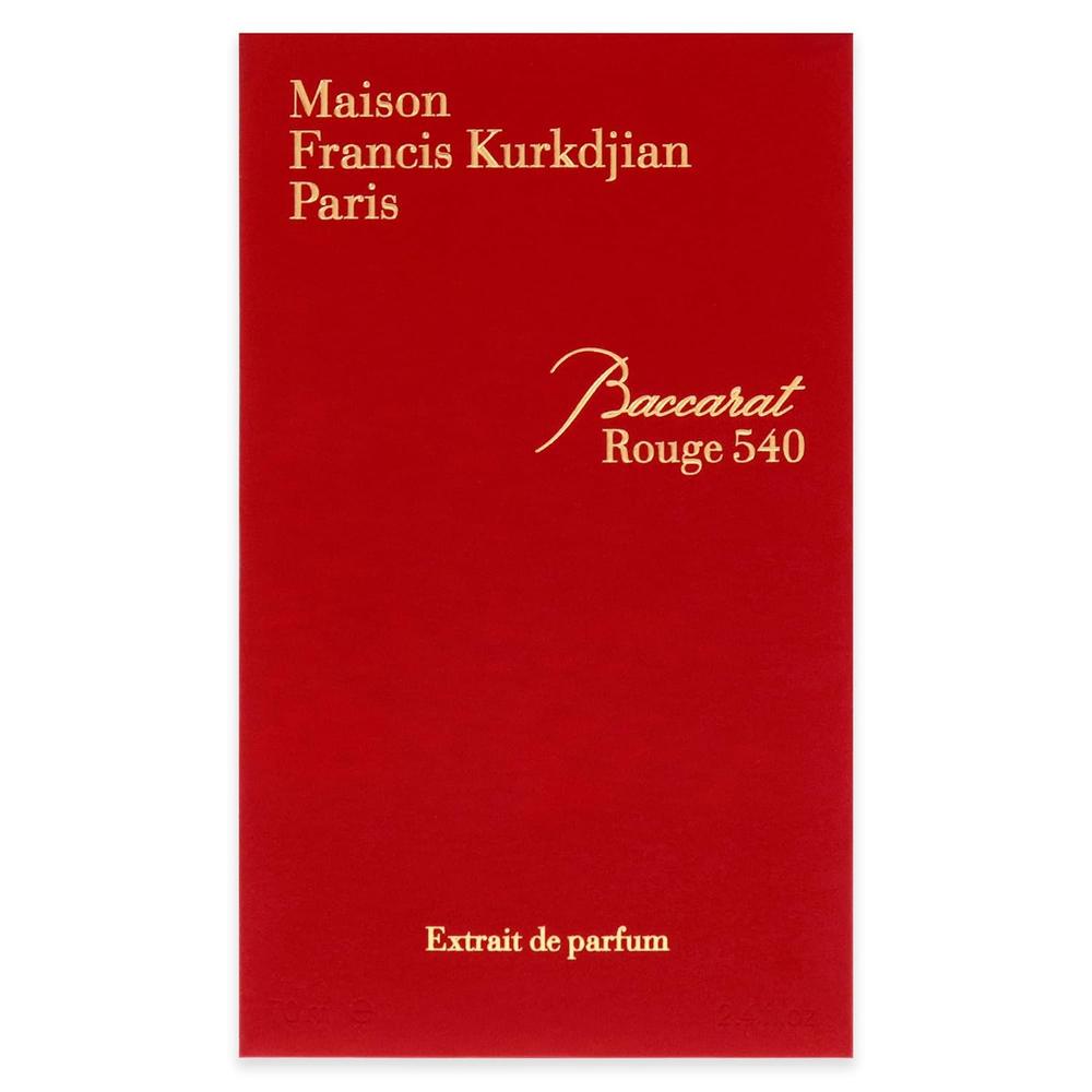 PERFUME BACCARAT ROUGE 540 MAISON FRANCIS KURKDJIAN EXTRAIT DE PARFUM 2.4 OZ / 70 ML - 4