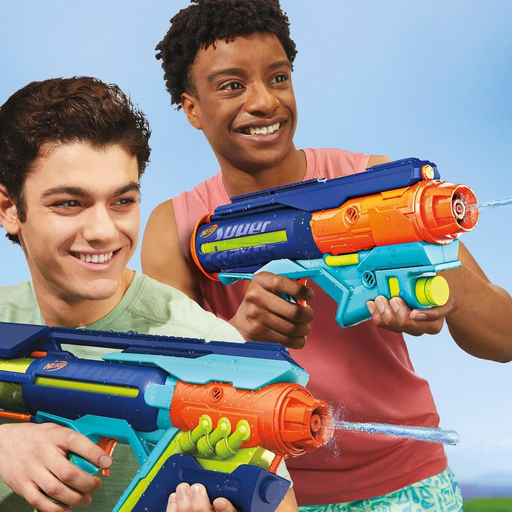 NERF LANZADOR SUPER SOAKER POWER DRENCH CON ESTACIÓN DE LLENADO - 2