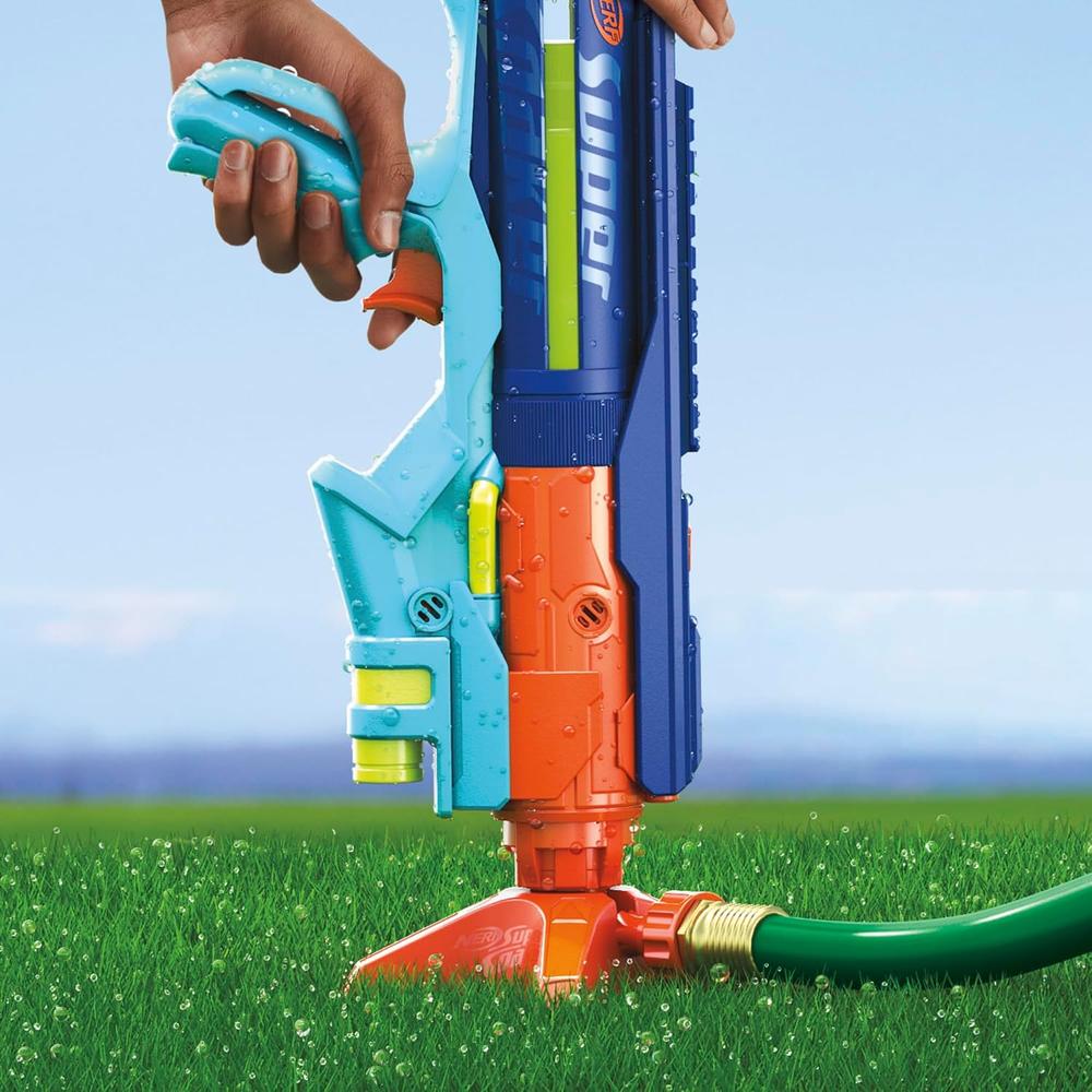 NERF LANZADOR SUPER SOAKER POWER DRENCH CON ESTACIÓN DE LLENADO - 5