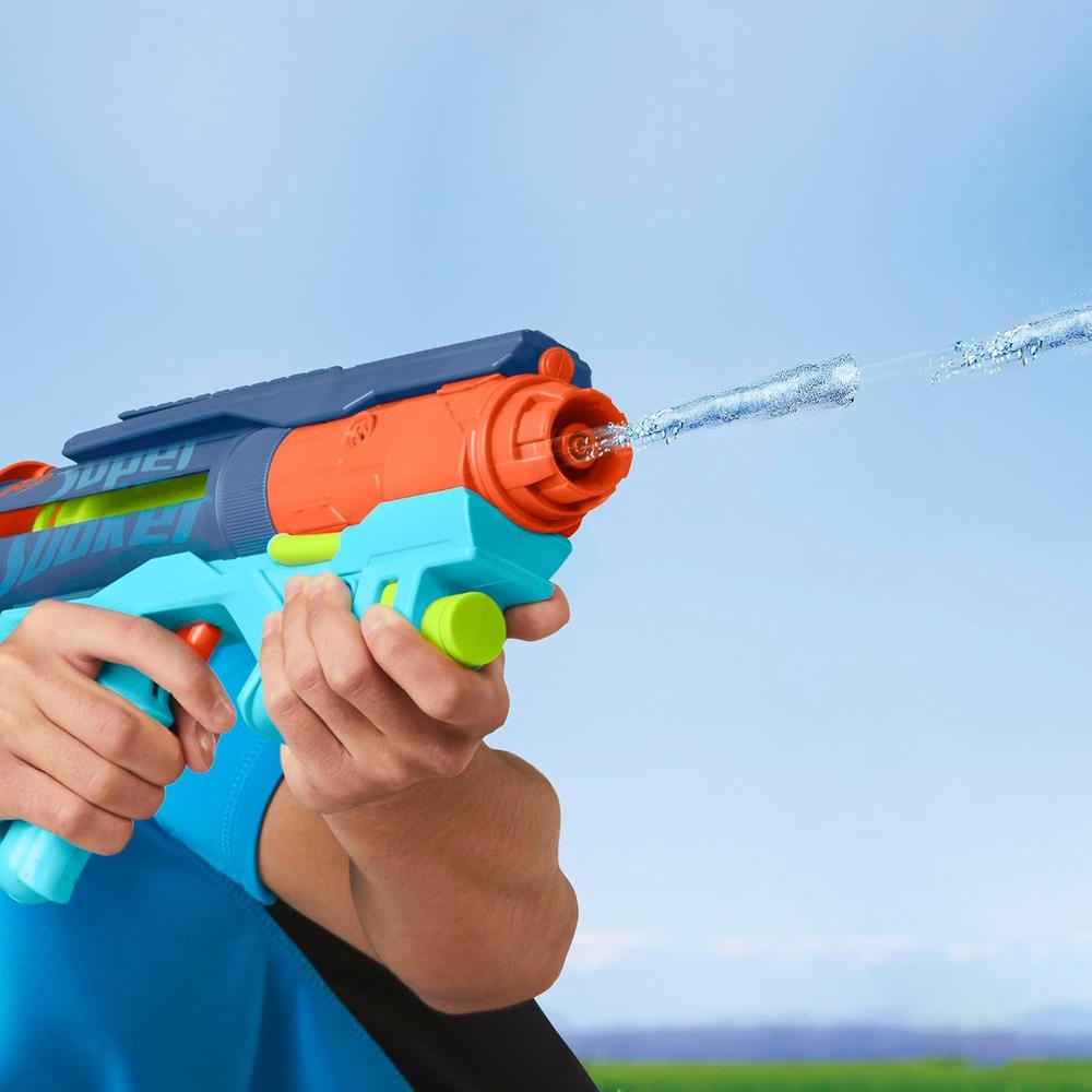 NERF LANZADOR SUPER SOAKER POWER DRENCH CON ESTACIÓN DE LLENADO - 6