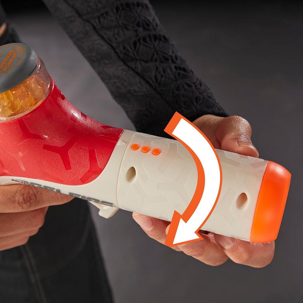 NERF LANZADOR PRO GELFIRE TWIST SHOT CON 5000 RONDAS - 2
