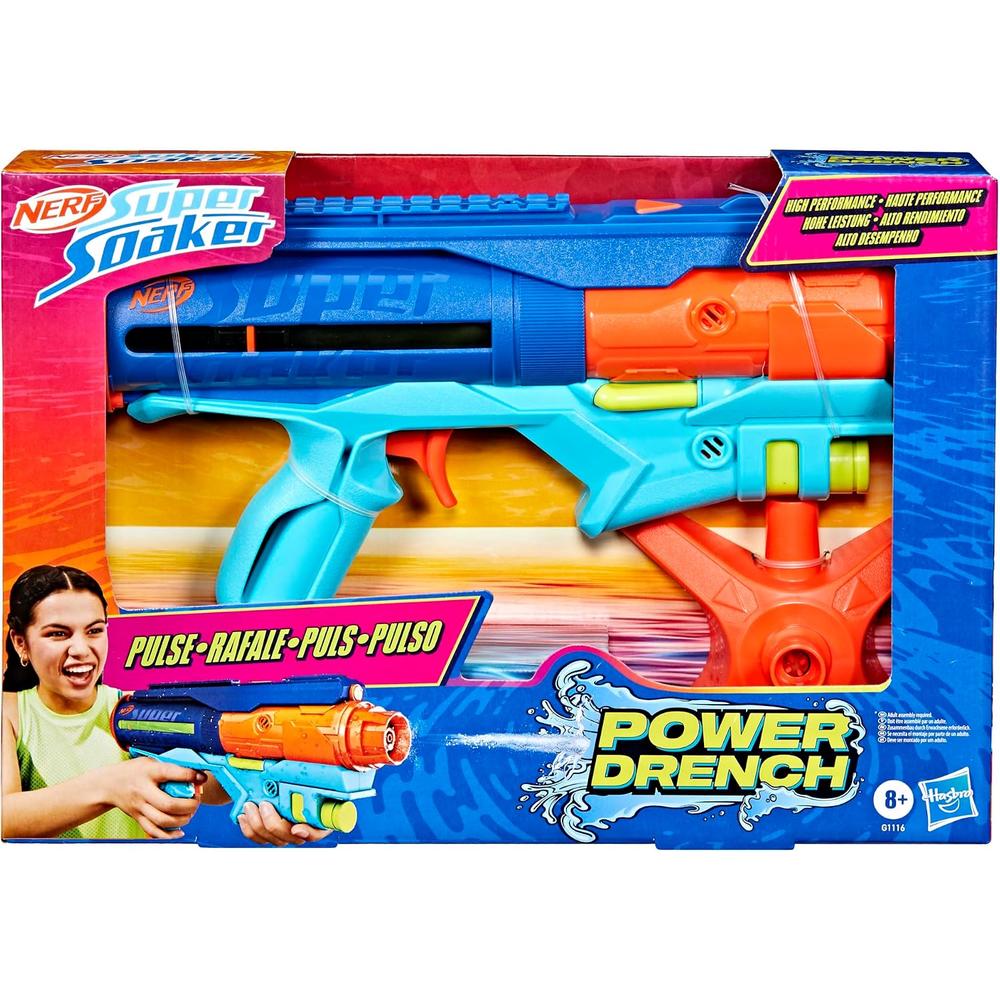 NERF LANZADOR SUPER SOAKER POWER DRENCH - 3