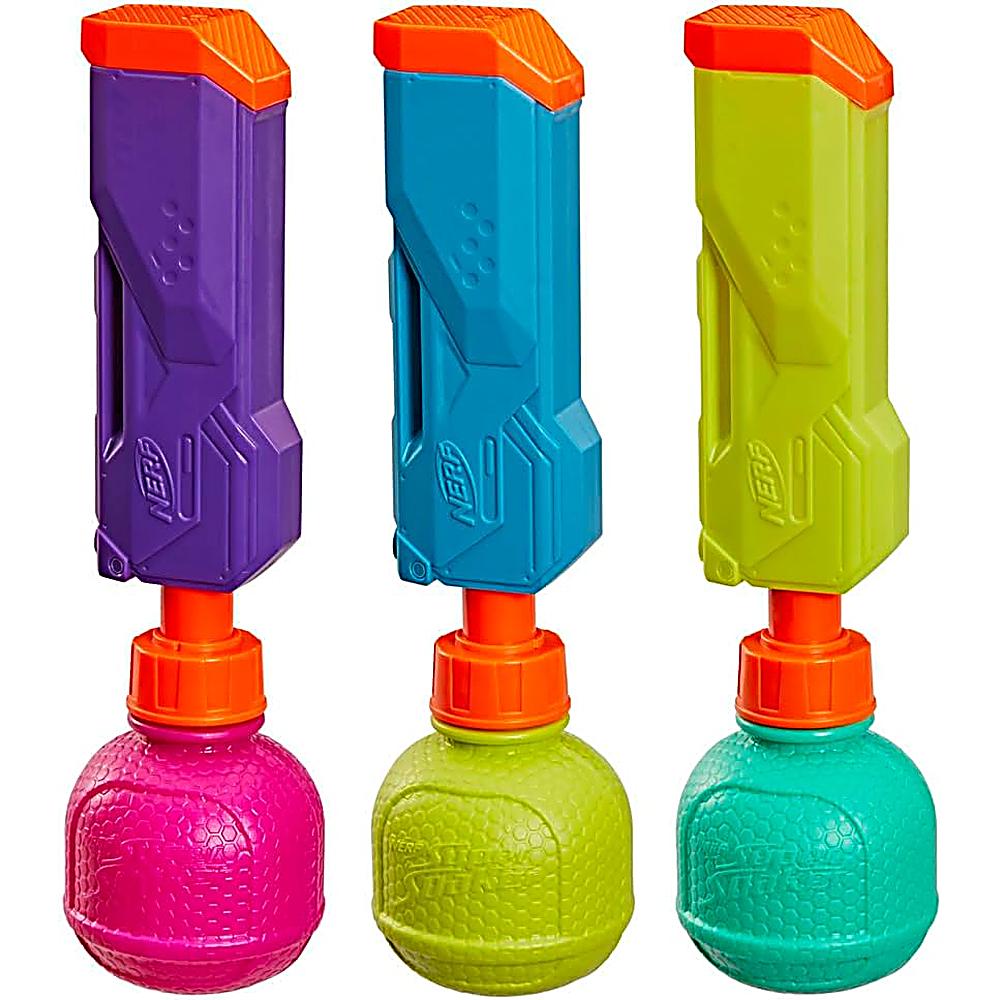NERF LANZADORES SUPER SOAKER BOTTLE BURST TRIO DE 3 PIEZAS - 5