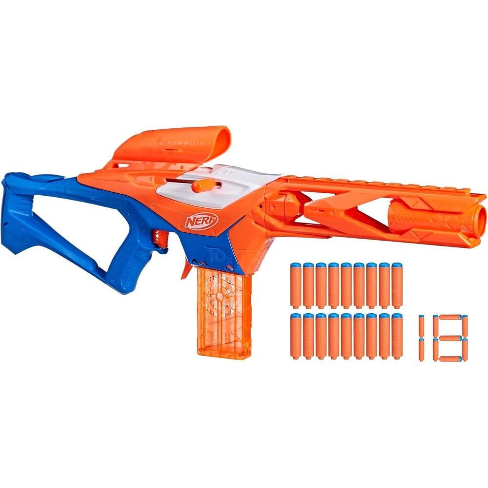 NERF LANZADOR N SERIES PINPOINT CON 18 DARDOS - 1