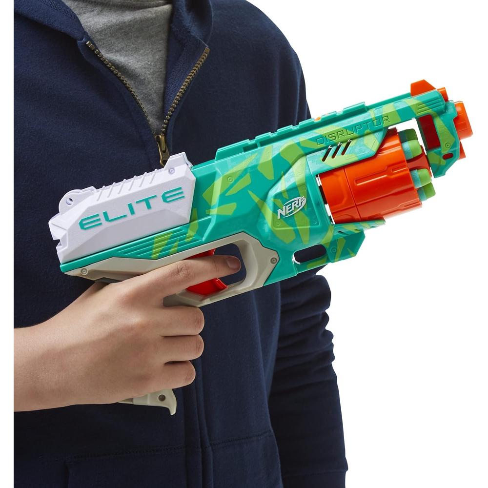NERF LANZADOR ELITE DISRUPTOR DYNAMIC GREEN - 2