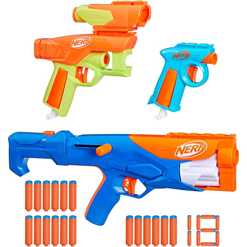 NERF LANZADORES N SERIES GEAR UP PACK DE 3 PIEZAS - 1
