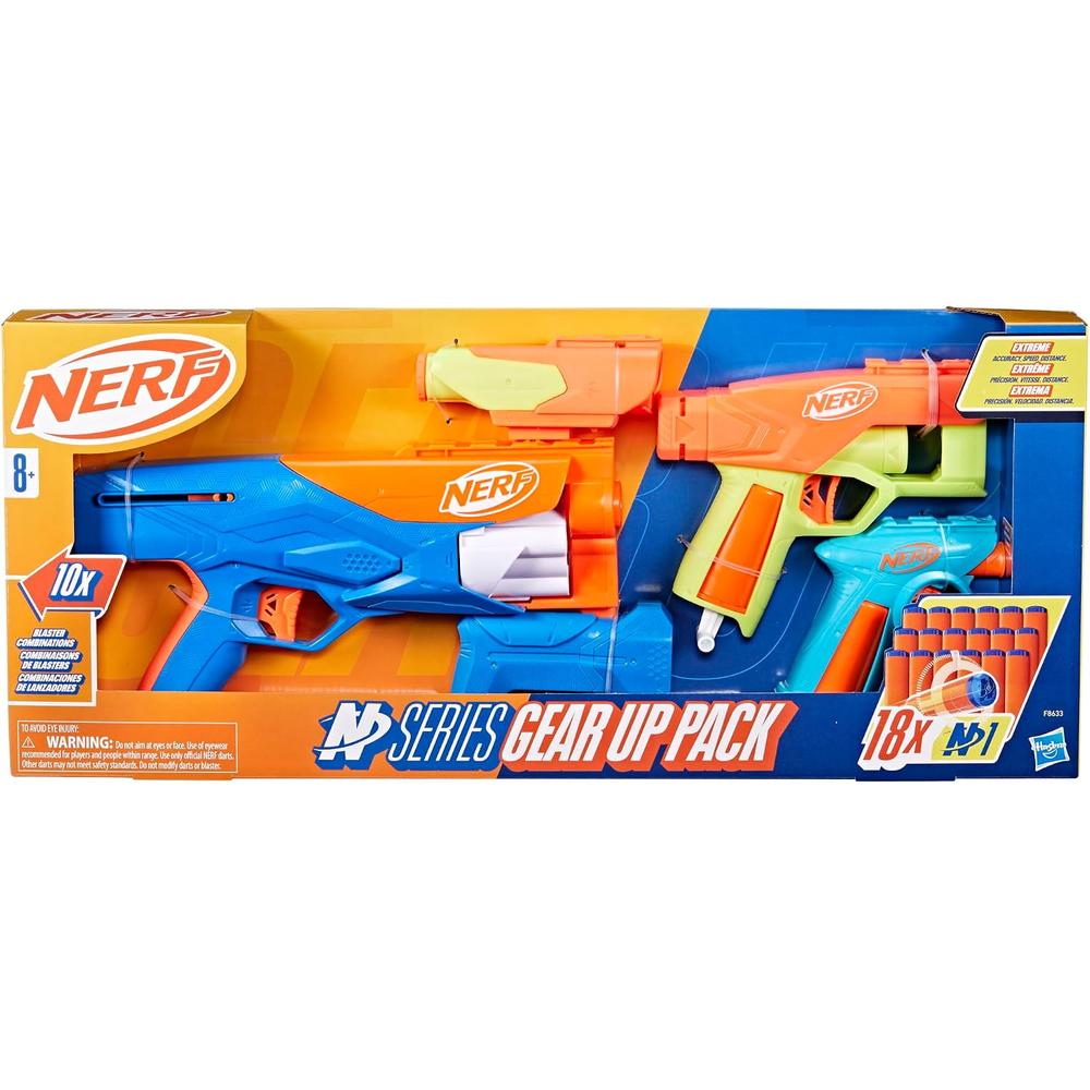 NERF LANZADORES N SERIES GEAR UP PACK DE 3 PIEZAS - 3