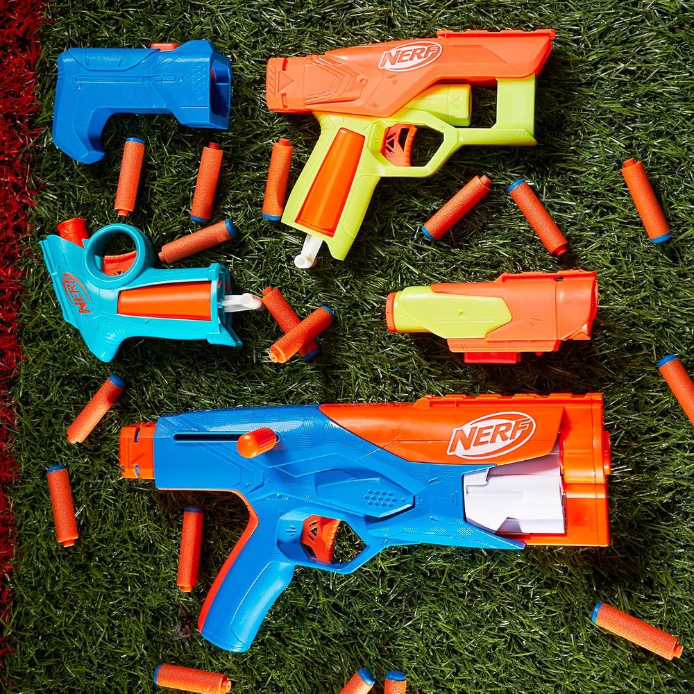 NERF LANZADORES N SERIES GEAR UP PACK DE 3 PIEZAS - 5