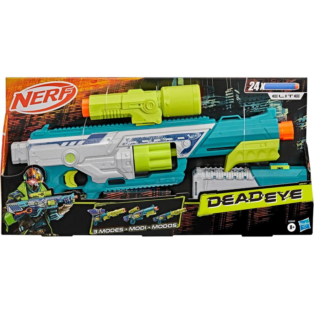 NERF LANZADOR REBEL OPS DEADEYE CON 24 DARDOS - 3