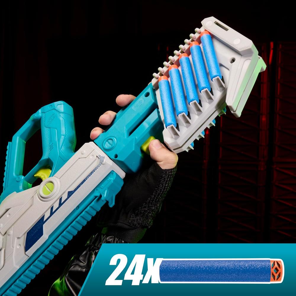 NERF LANZADOR REBEL OPS DEADEYE CON 24 DARDOS - 5