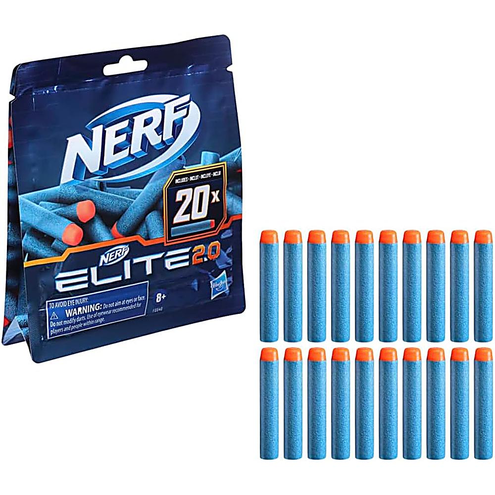 NERF DARDOS ELITE 2.0 PAQUETE DE 20 PIEZAS - 1