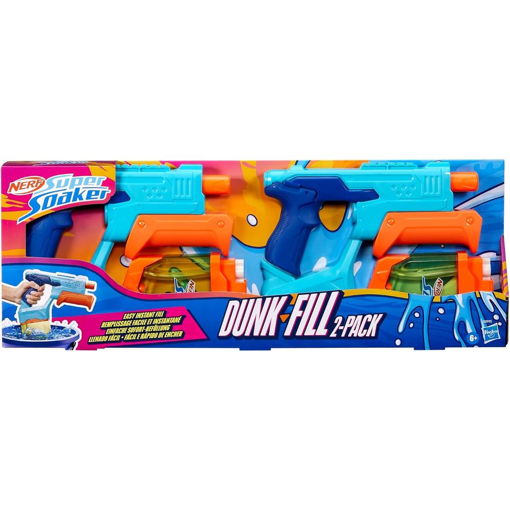 NERF LANZADORES SUPER SOAKER DUNK-FILL PAQUETE DE 2 PIEZAS - 3