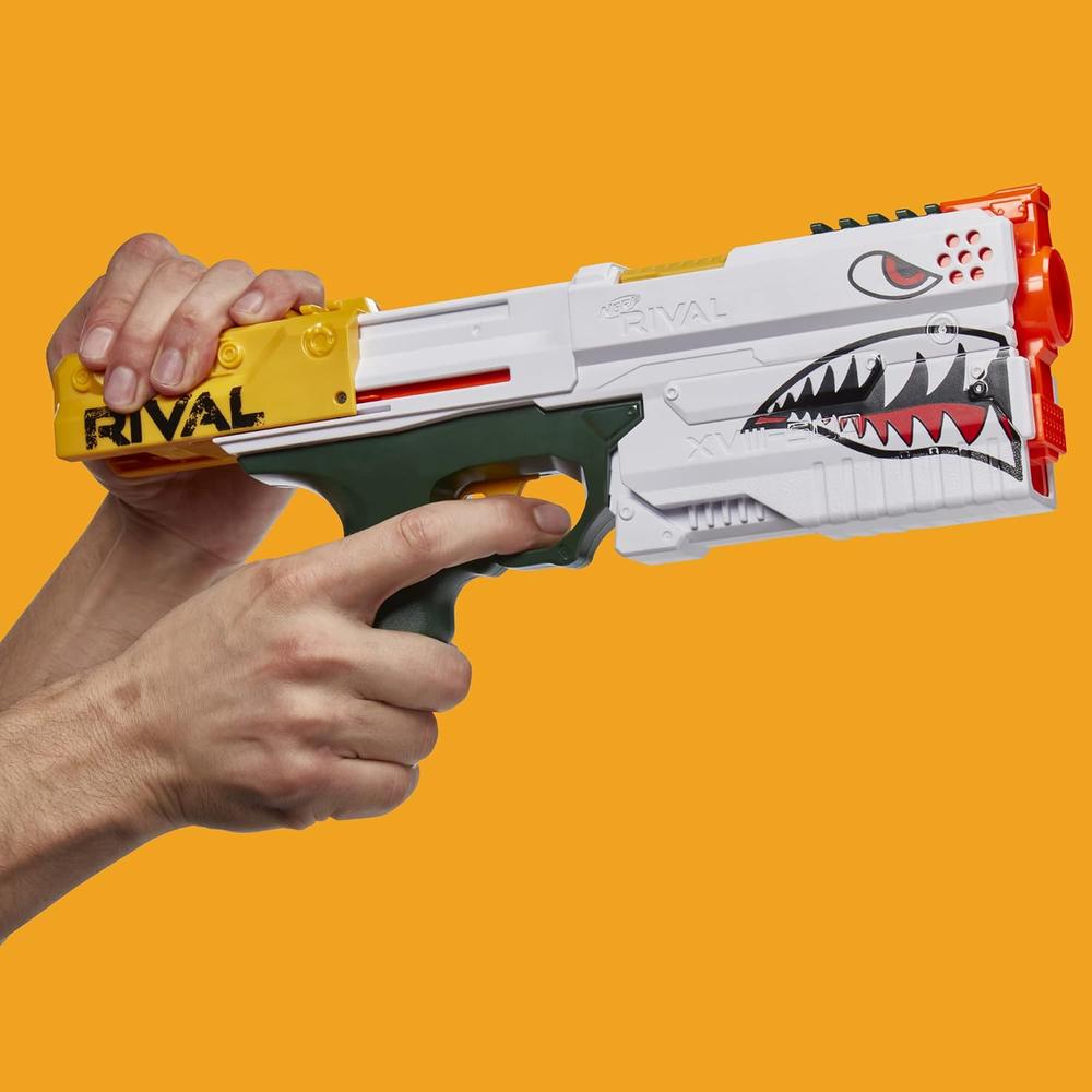 NERF LANZADOR RIVAL KRONOS XVIII-500 BLANCO - 6