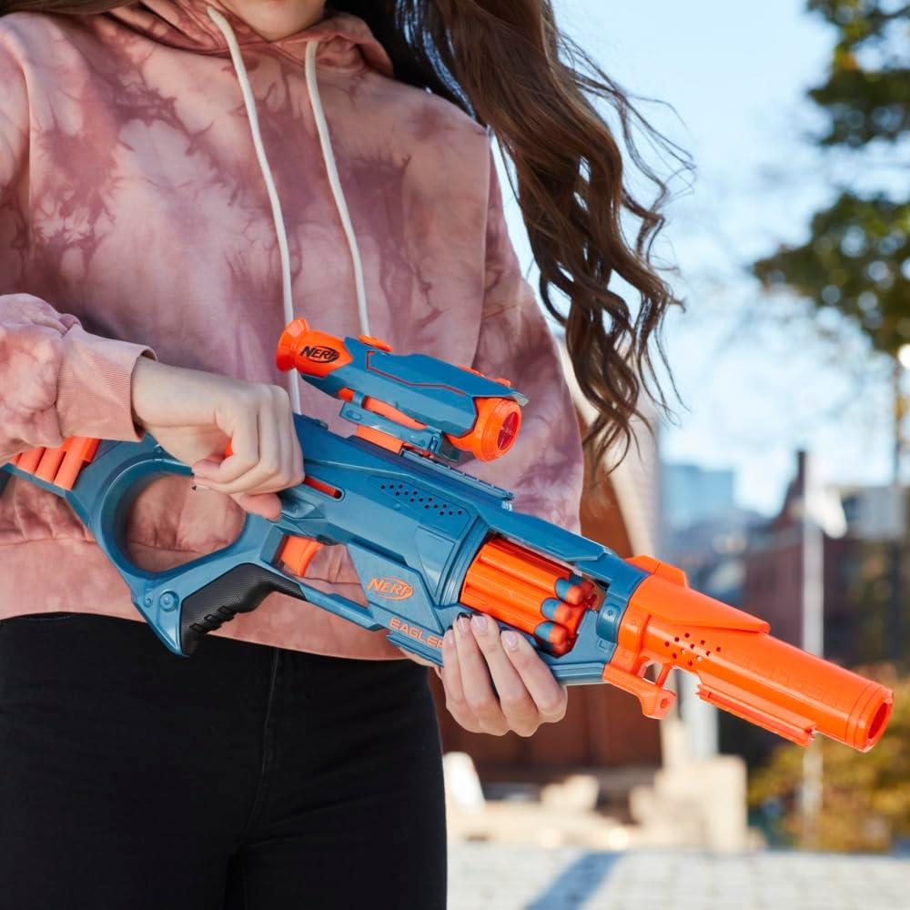 NERF LANZADOR ELITE 2.0 EAGLEPOINT RD-8 CON 16 DARDOS - 2