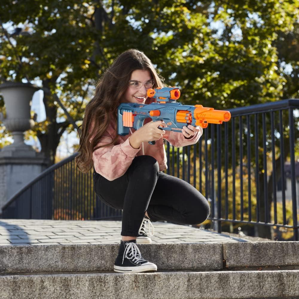 NERF LANZADOR ELITE 2.0 EAGLEPOINT RD-8 CON 16 DARDOS - 5