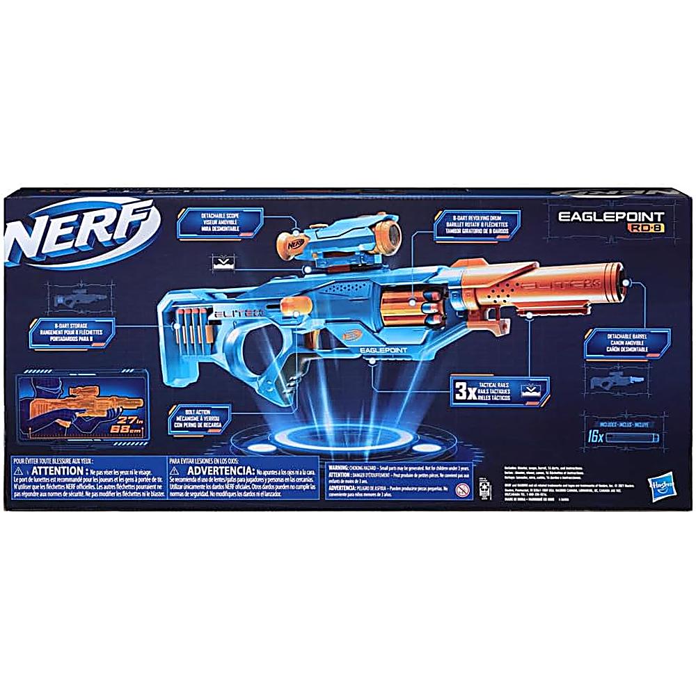 NERF LANZADOR ELITE 2.0 EAGLEPOINT RD-8 CON 16 DARDOS - 6