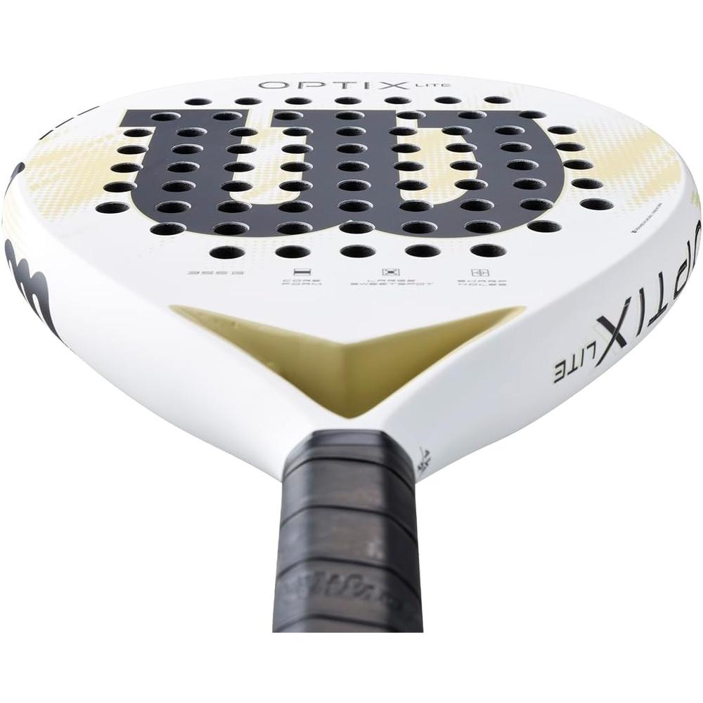 RAQUETA DE PÁDEL WILSON OPTIX V2 LITE BLANCO - 4