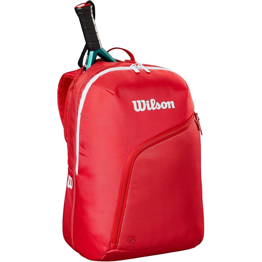 MOCHILA DE PÁDEL WILSON TOUR 1 RAQUETA ROJO/BLANCO - 2