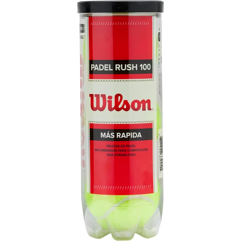 KIT DE PÁDEL WILSON OPTIX XP RAQUETA ROJA + 3 PELOTAS - 6