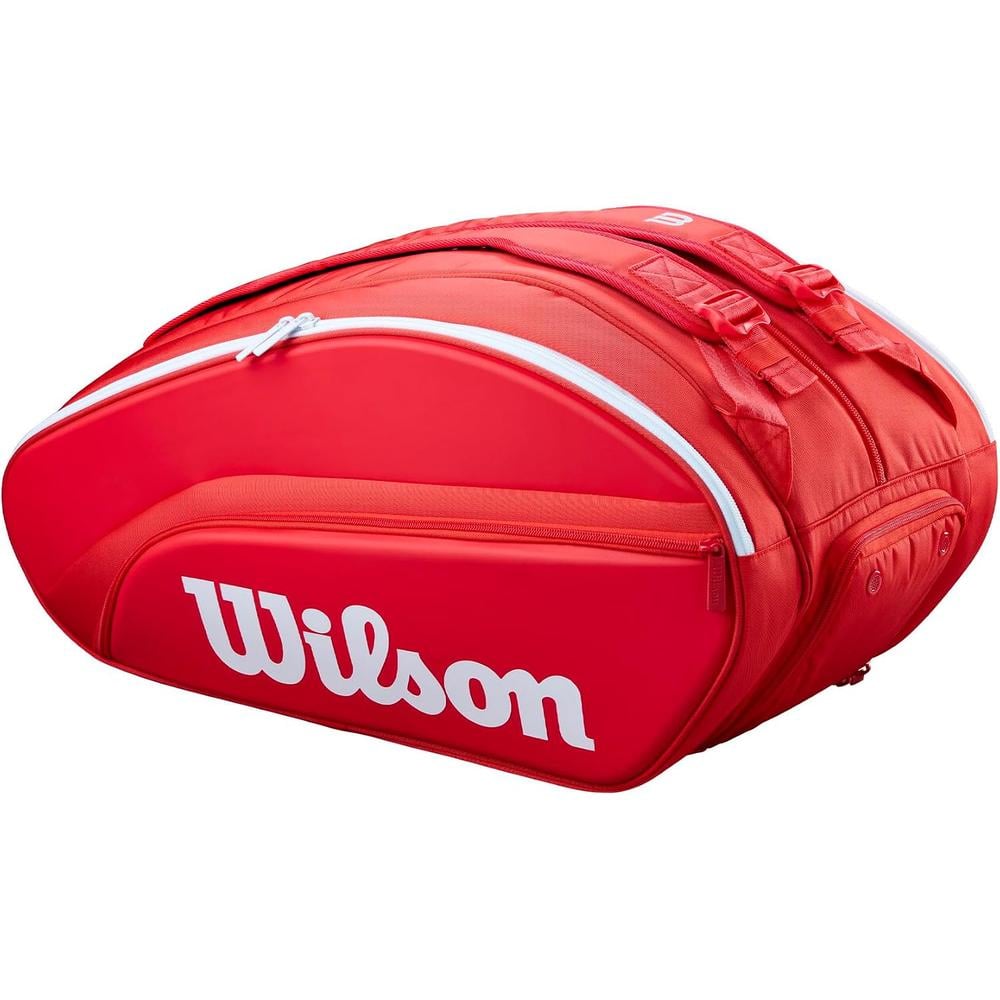 BOLSO DE PÁDEL WILSON SUPER TOUR ROJO - 2