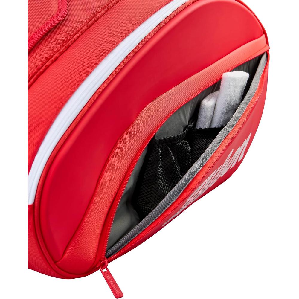 BOLSO DE PÁDEL WILSON SUPER TOUR ROJO - 6