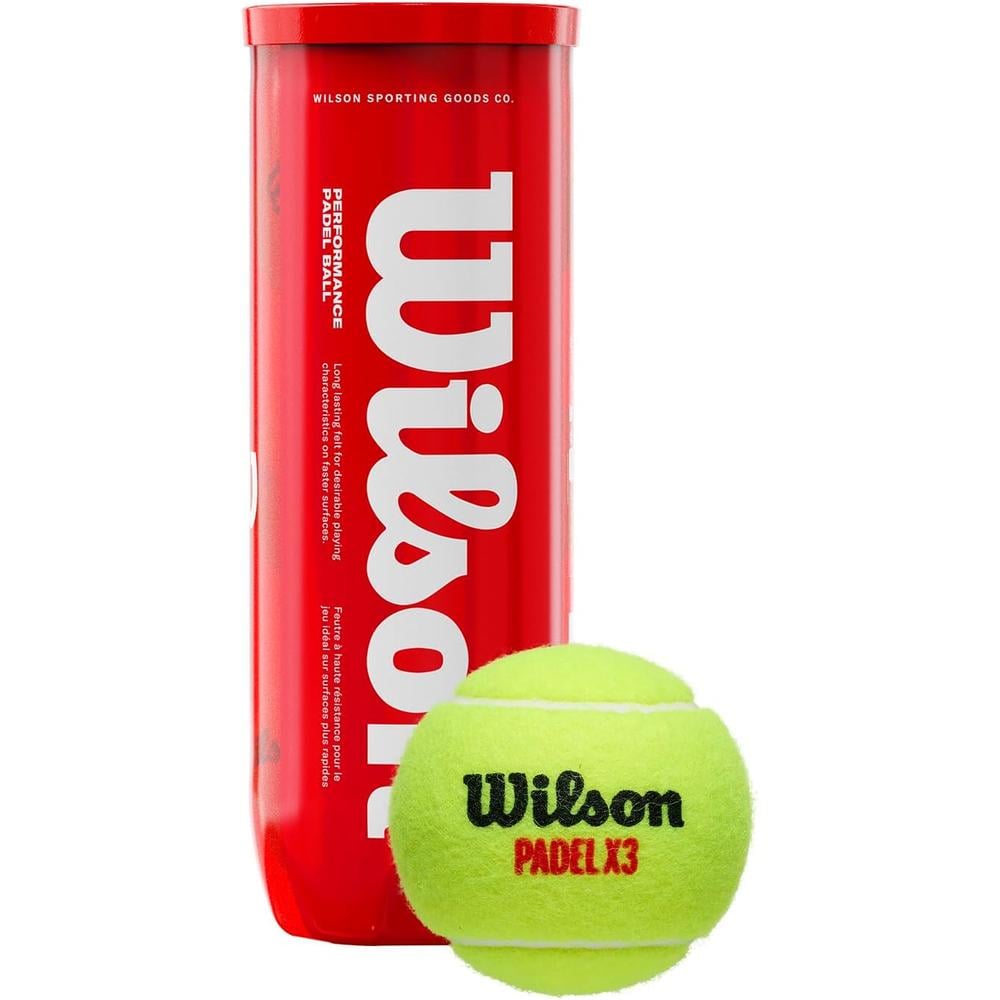 PELOTA DE PÁDEL WILSON 3 UND AMARILLA - 1