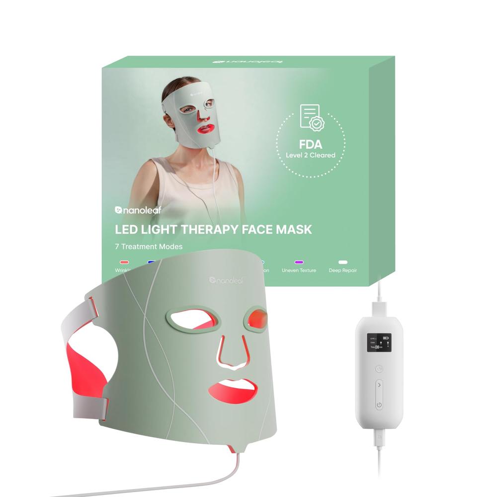 MASCARILLA FACIAL NANOLEAF TERAPIA DE LUZ LED 432 LED - 1