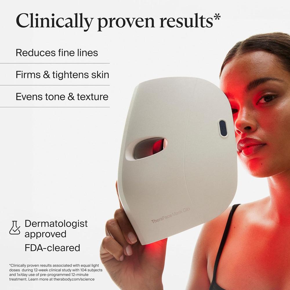 MASCARILLA FACIAL THERAFACE GLO TERAPIA DE LUZ LED - 2