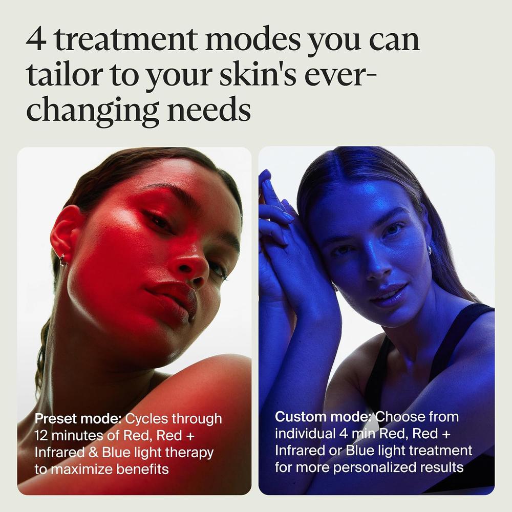 MASCARILLA FACIAL THERAFACE GLO TERAPIA DE LUZ LED - 6
