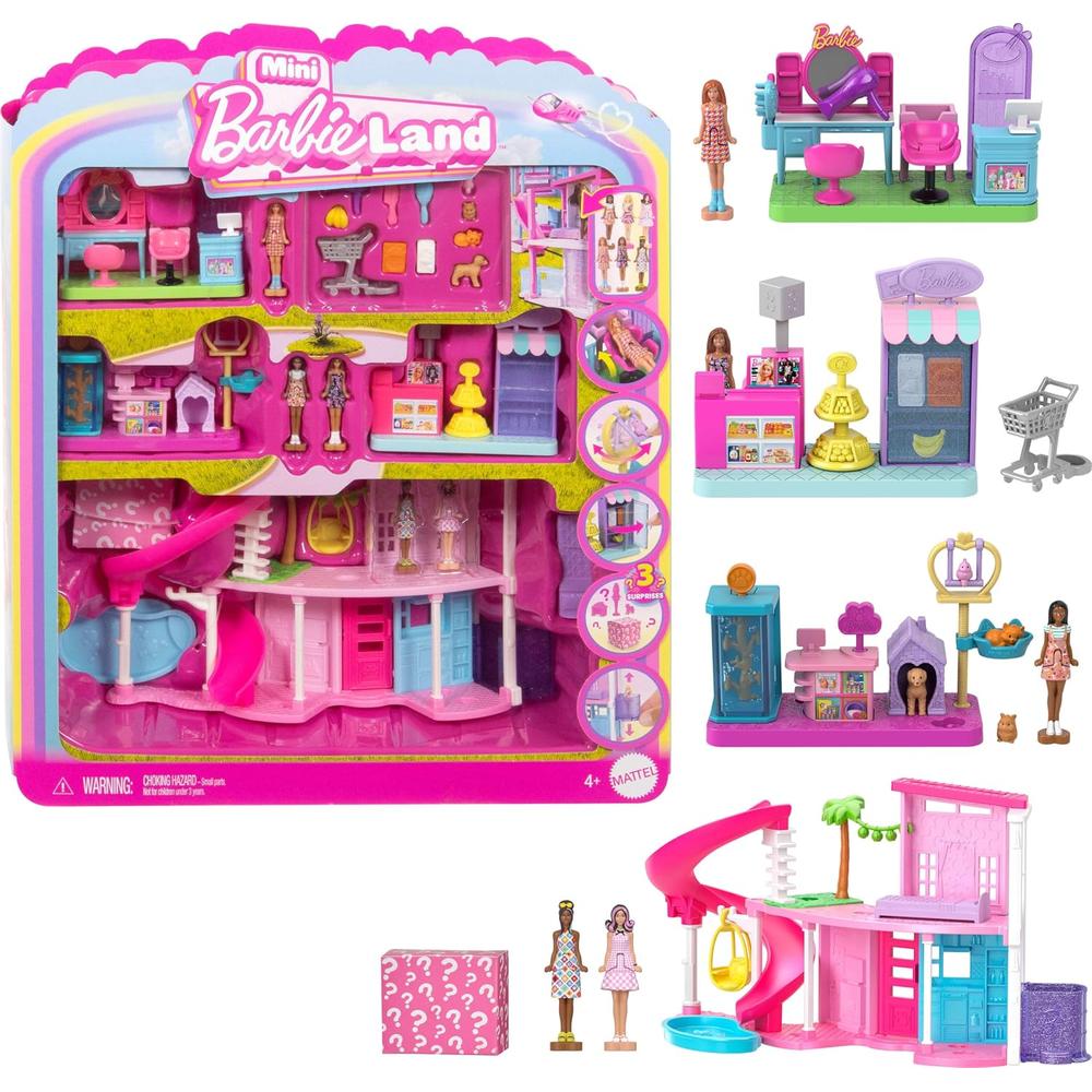 BARBIE MINI BARBIELAND DREAMHOUSE 3 SETS DE JUEGO - 1