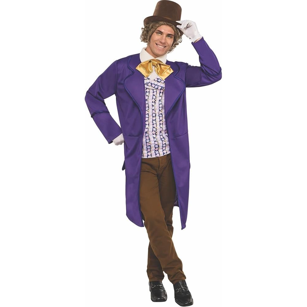 DISFRAZ WILLY WONKA AND THE CHOCOLATE FACTORY DELUXE PARA ADULTO - 1
