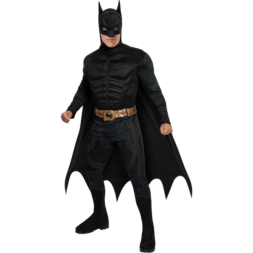 DISFRAZ DC BATMAN THE DARK KNIGHT RISES PECHO MUSCULOSO PARA ADULTO - 1