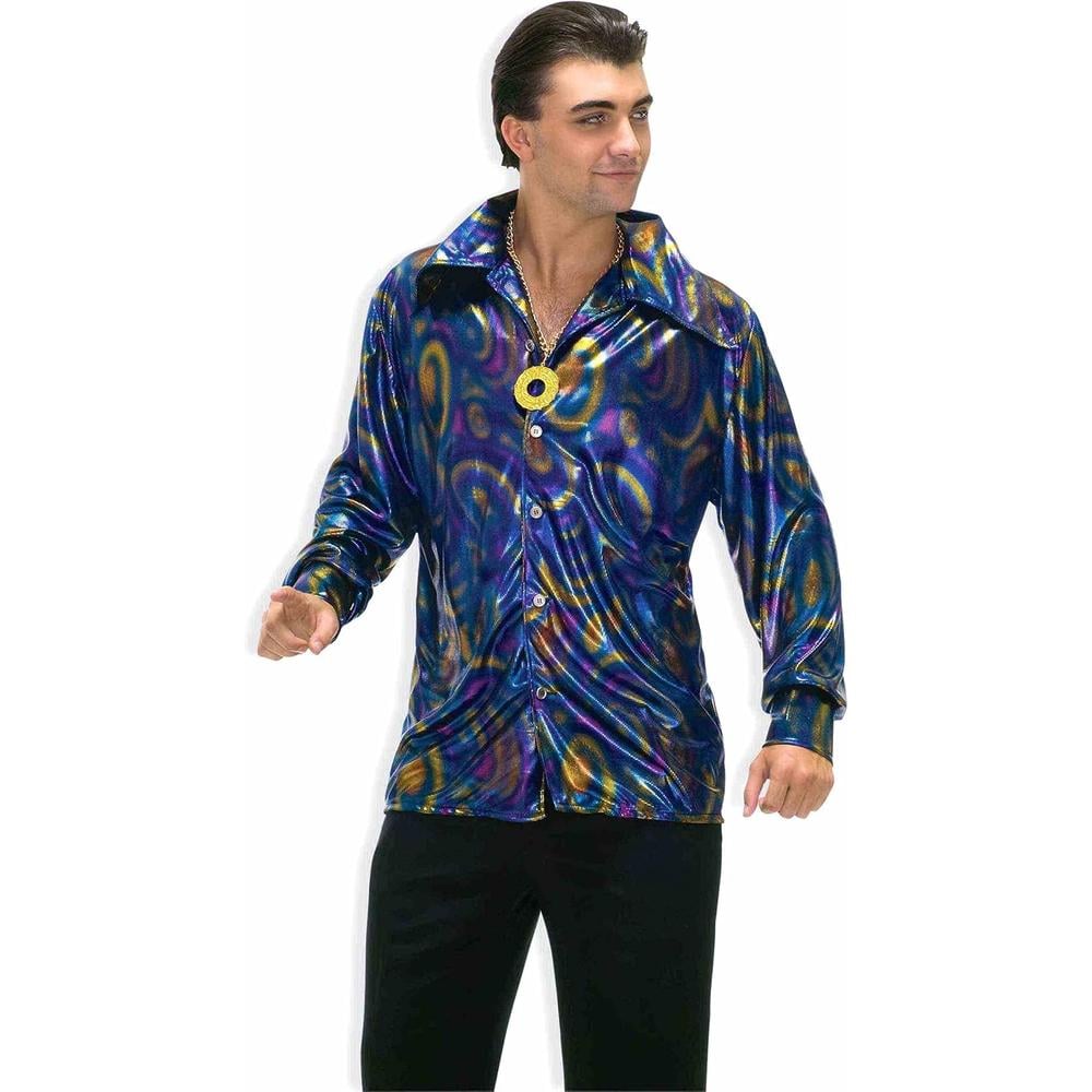 DISFRAZ DISCO DYNAMITE DUDE CAMISA PARA ADULTO - 1
