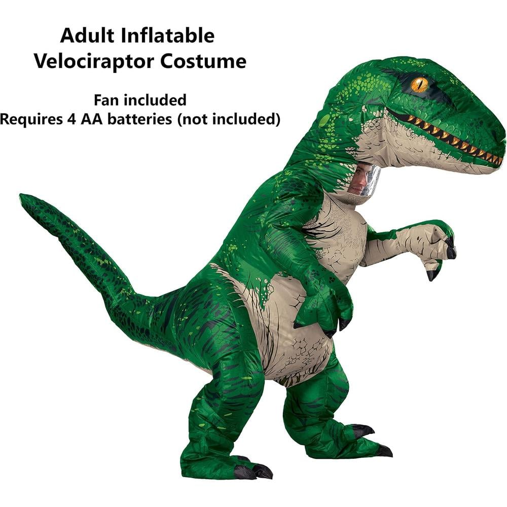 DISFRAZ JURASSIC WORLD DINOSAURIO INFLABLE PARA ADULTO - 3