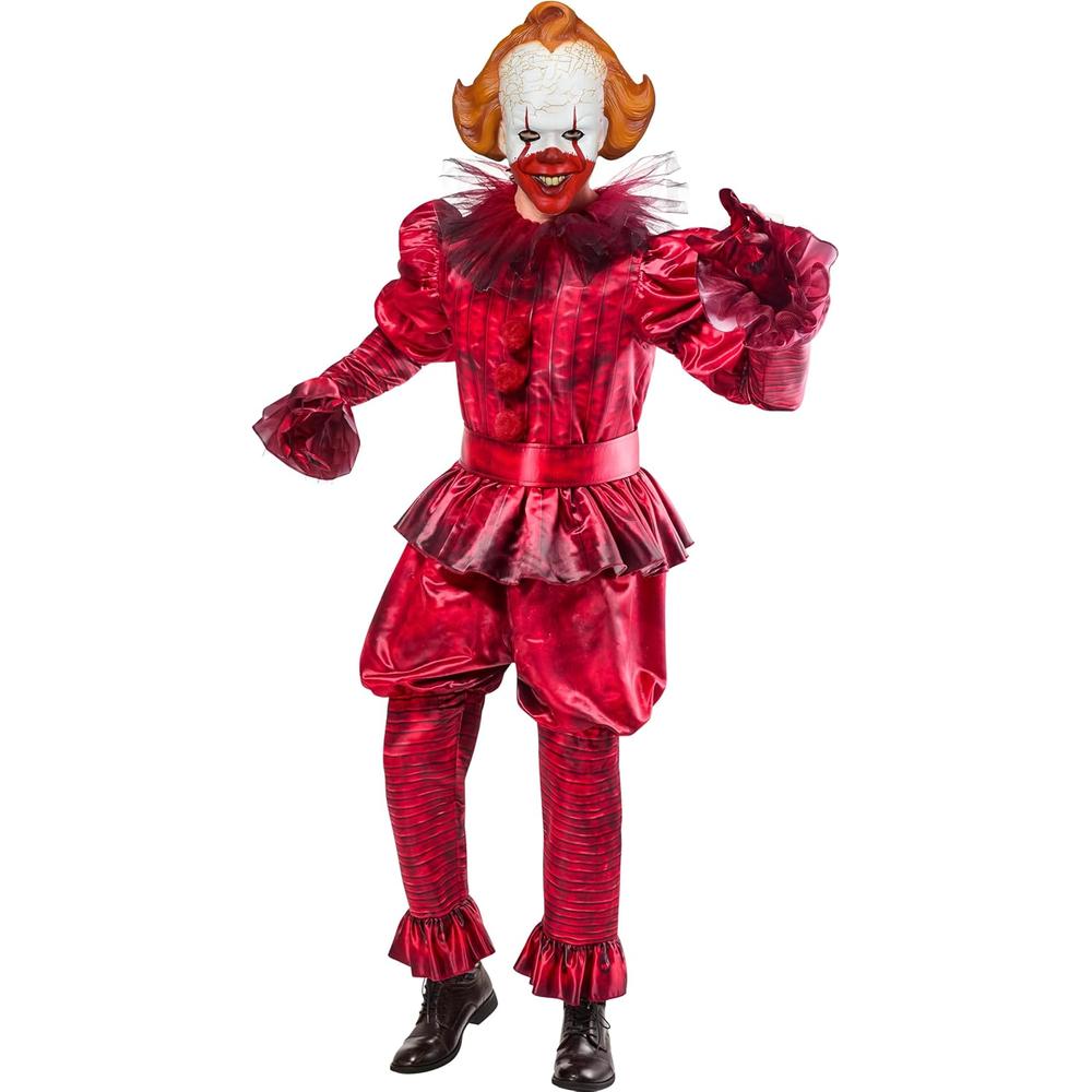 DISFRAZ IT PENNYWISE DELUXE PARA ADULTO - 1