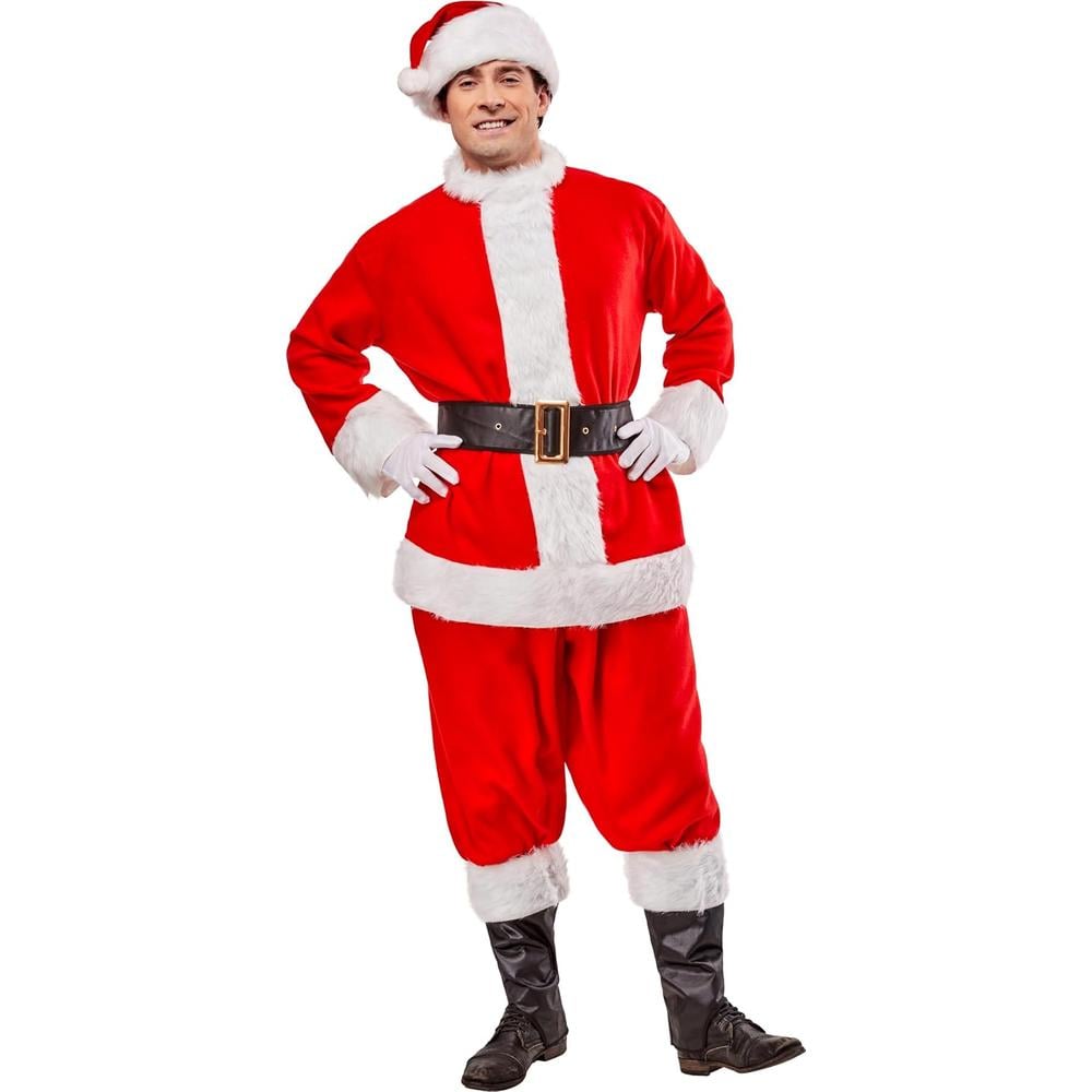 DISFRAZ PAPÁ NOEL FRANELA PARA ADULTO - 1