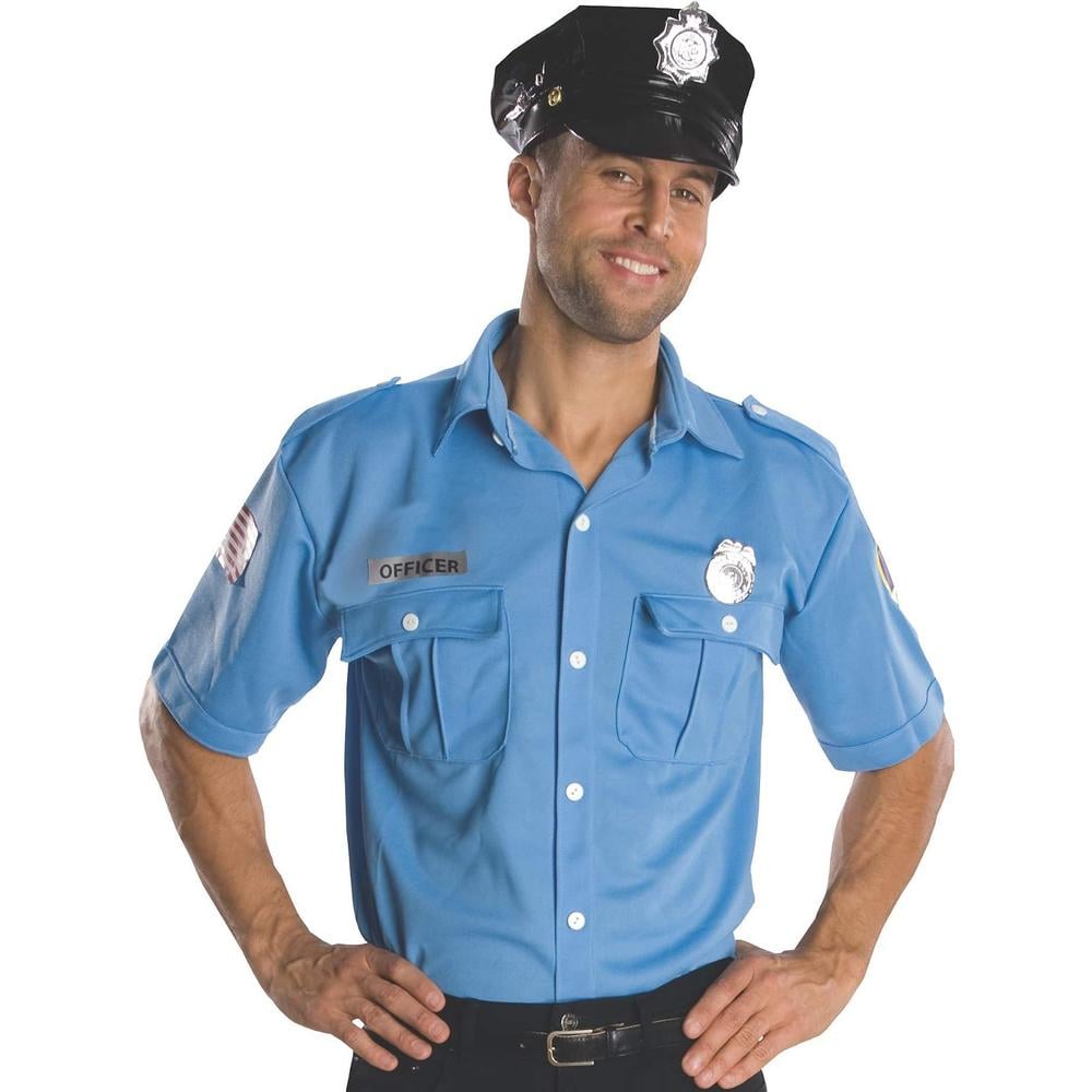 DISFRAZ OFICIAL DE POLICÍA PARA ADULTO - 1