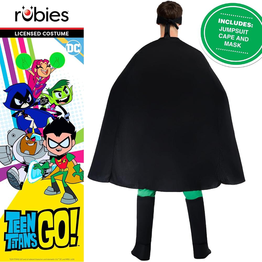 DISFRAZ DC COMICS ROBIN ARKHAM CITY PECHO MUSCULOSO PARA ADULTO - 2