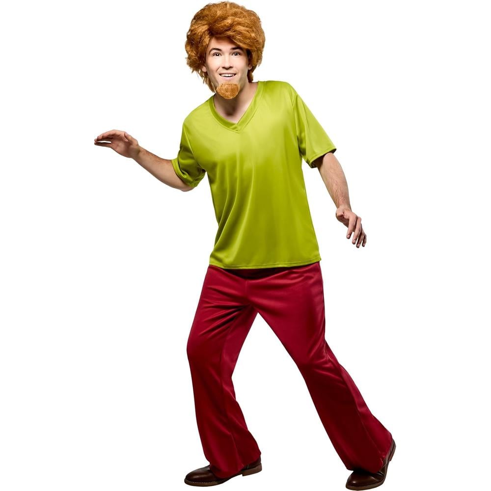 DISFRAZ SCOOBY-DOO SHAGGY ROGERS PARA ADULTO | VERDE MARRÓN - 1