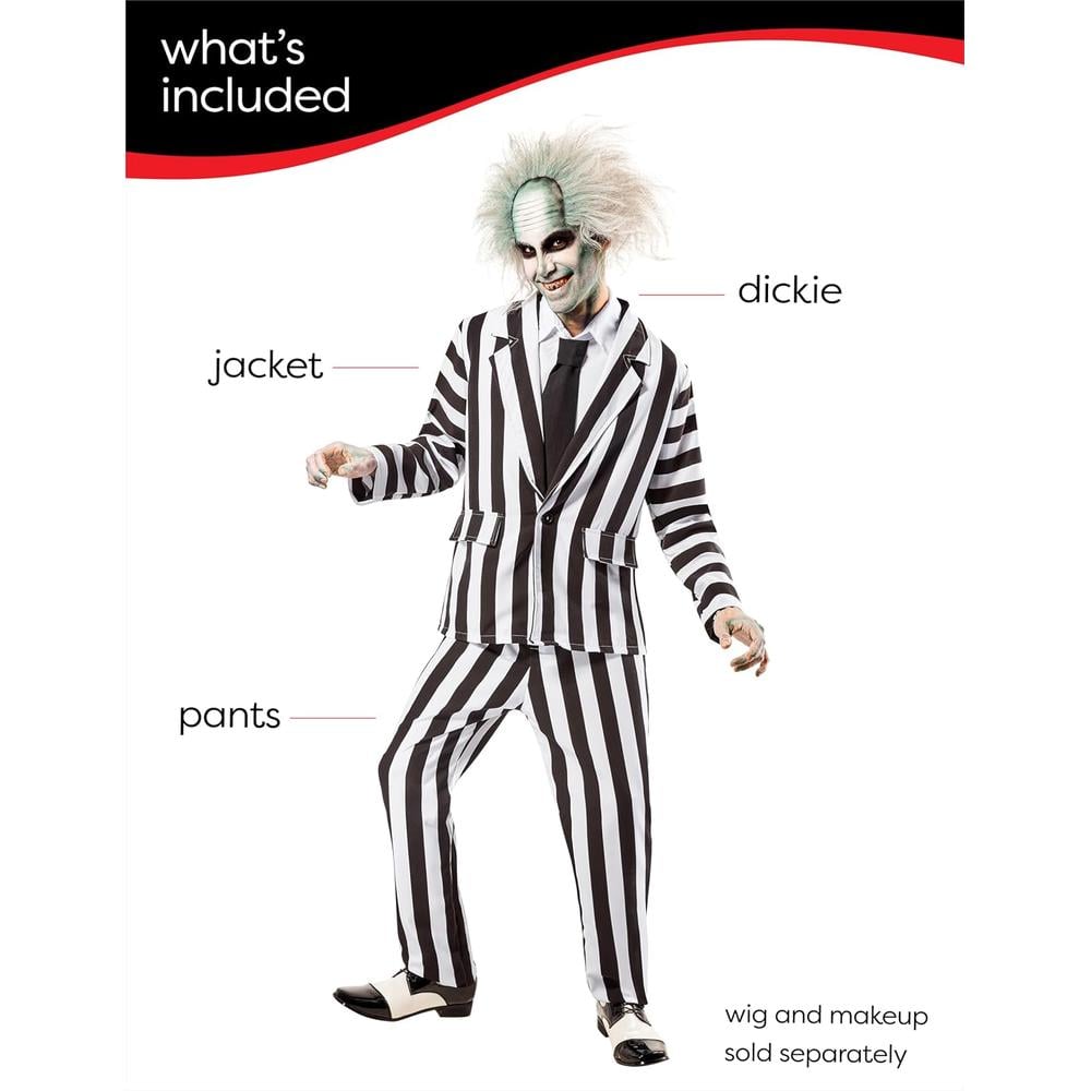 DISFRAZ BEETLEJUICE MÁSCARA DE LÁTEX PARA ADULTO - 2
