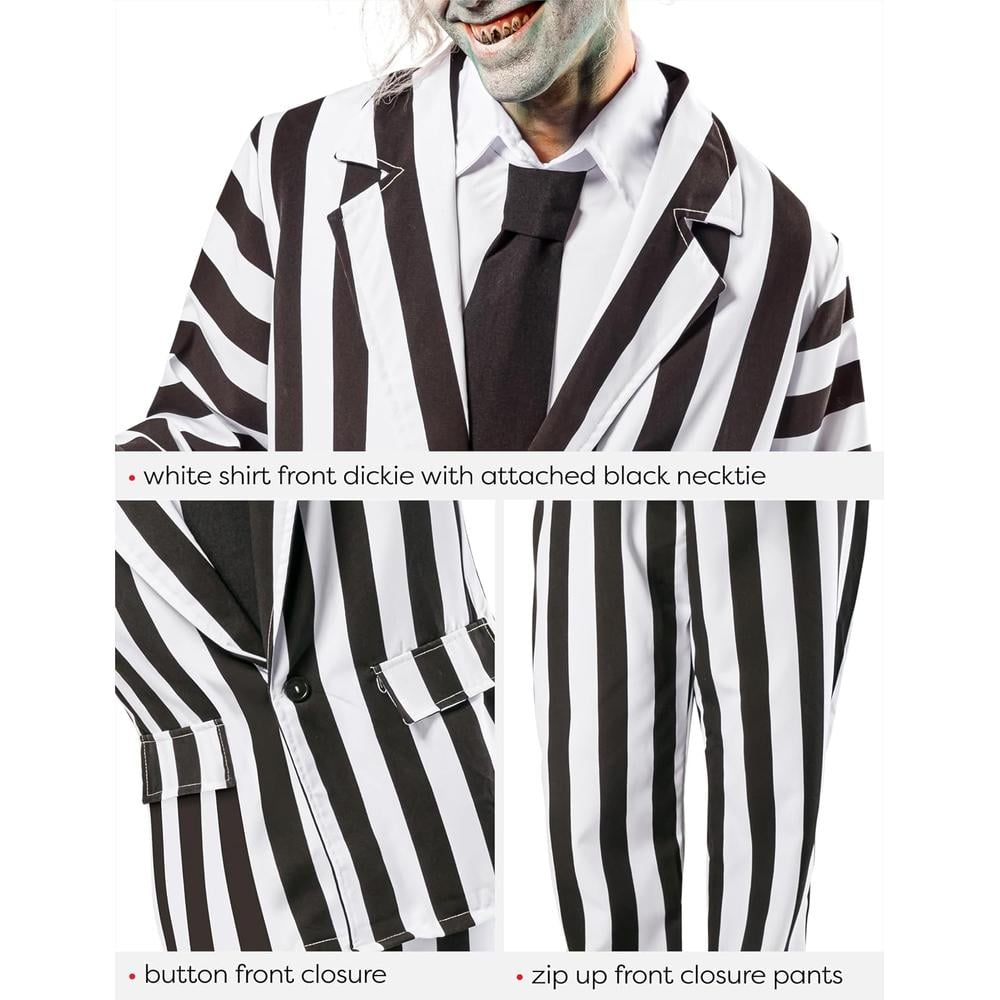 DISFRAZ BEETLEJUICE MÁSCARA DE LÁTEX PARA ADULTO - 3