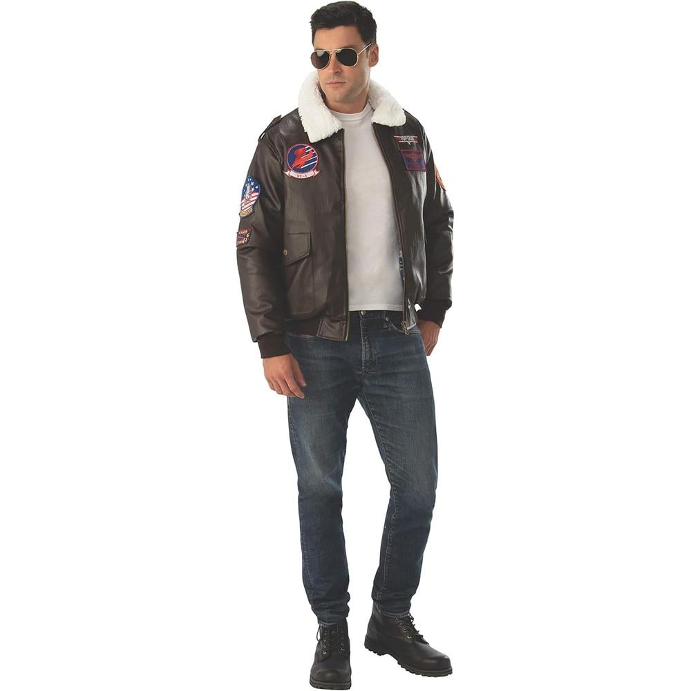 DISFRAZ TOP GUN BOMBER JACKET PARA ADULTO - 1