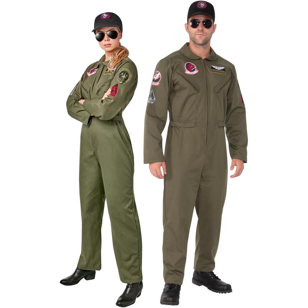 DISFRAZ TOP GUN BOMBER JACKET PARA ADULTO - 4