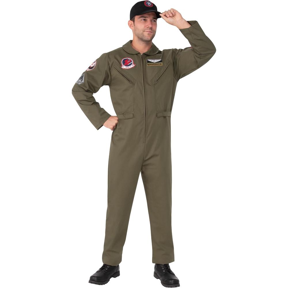 DISFRAZ TOP GUN BOMBER JACKET PARA ADULTO - 7