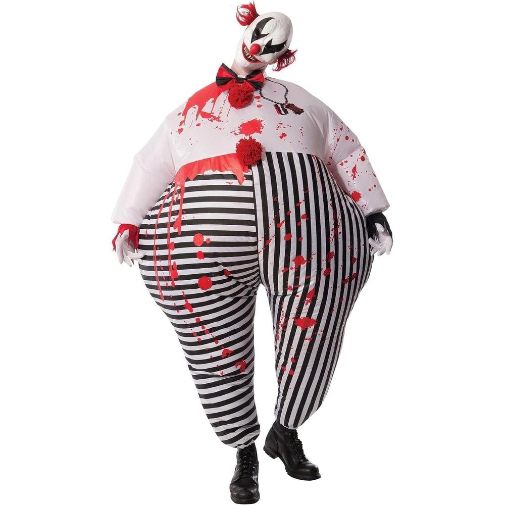 DISFRAZ PAYASO MALVADO INFLABLE PARA ADULTO - 1