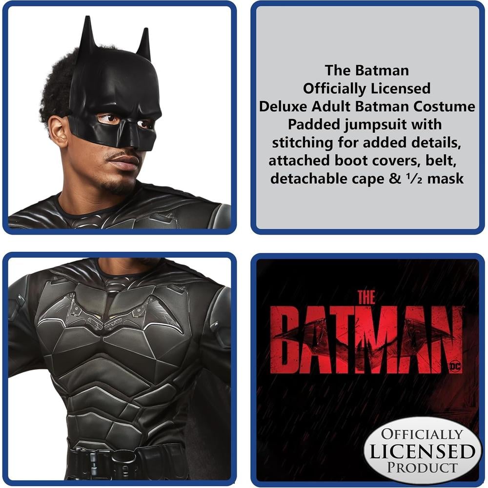 DISFRAZ BATMAN MÁSCARA PARA ADULTO - 3