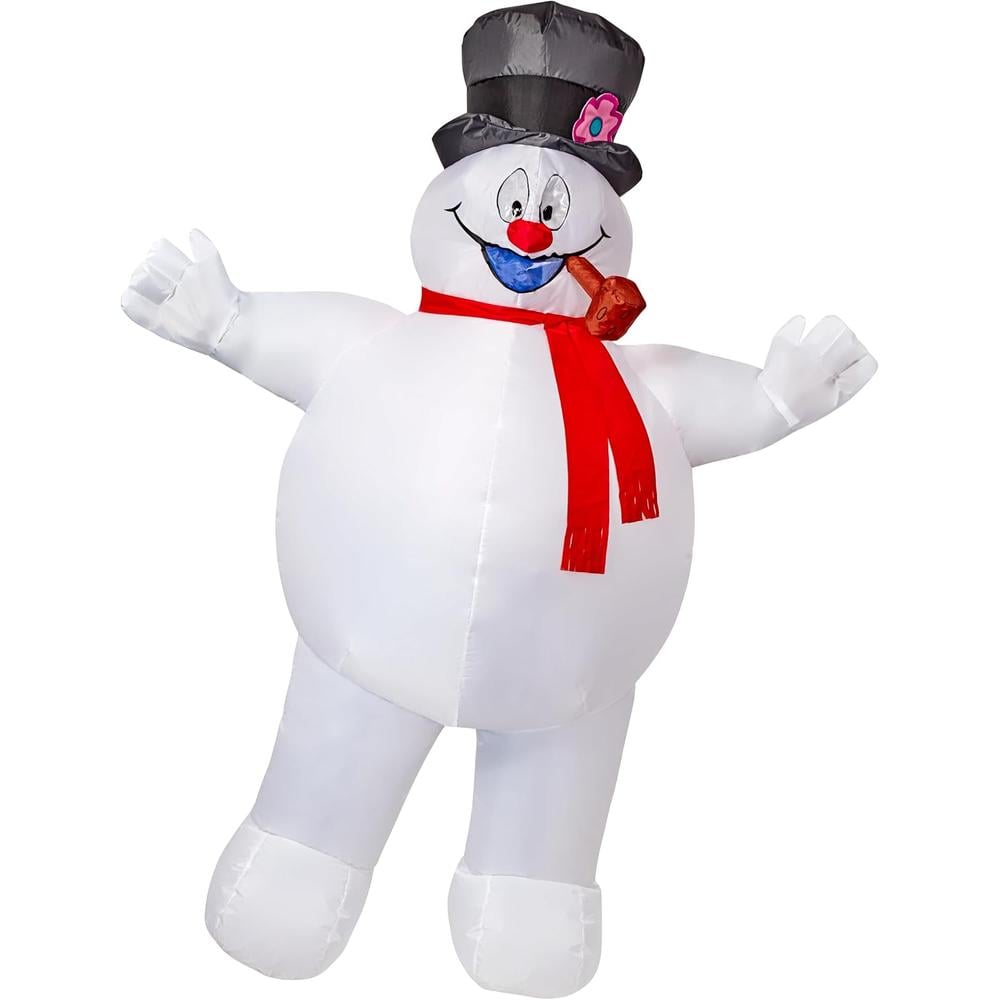 DISFRAZ FROSTY THE SNOWMAN INFLABLE PARA ADULTO - 1