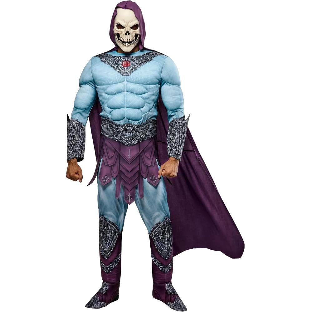 DISFRAZ MASTERS OF THE UNIVERSE SKELETOR PECHO MUSCULOSO PARA ADULTO - 1